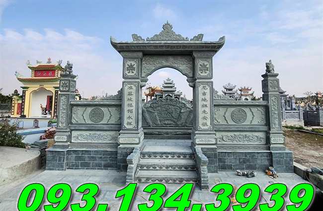 Mẫu cổng đá nghĩa trang đẹp^2025